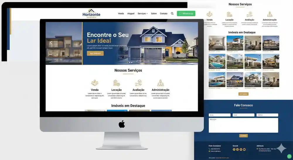Site para Imobiliária criado por empresa de criação de sites